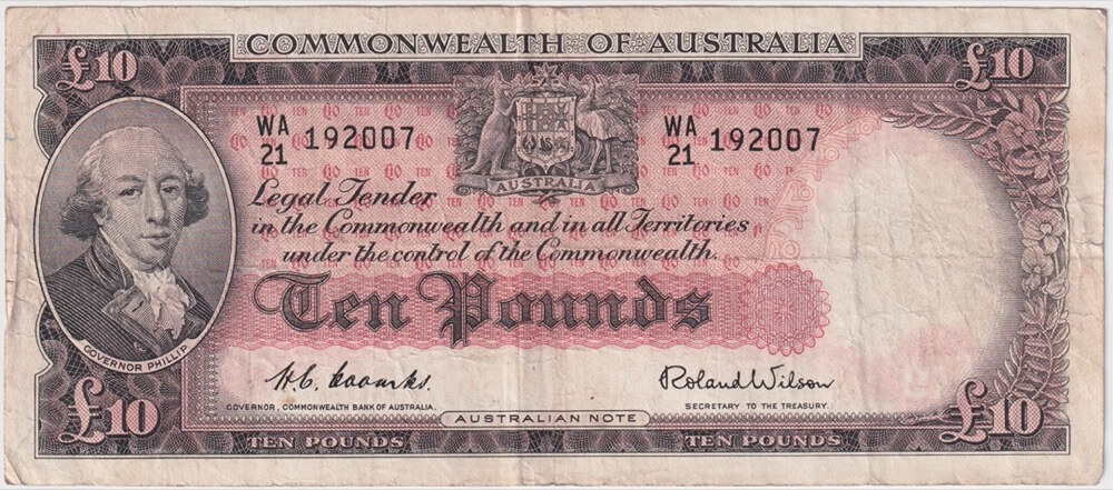 1954 Ten Pound Coombs/Wilson R62 Fine product image