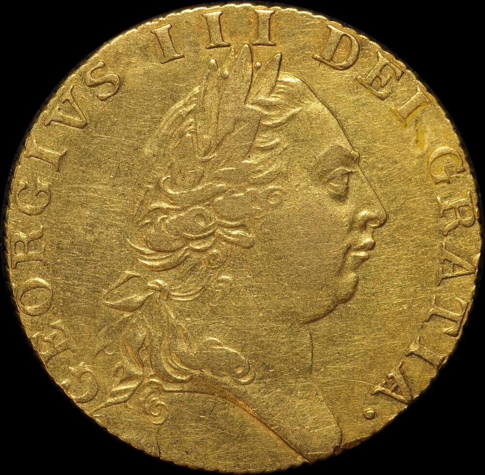 1787 Gold Guinea George III S#3729 Very Fine product image