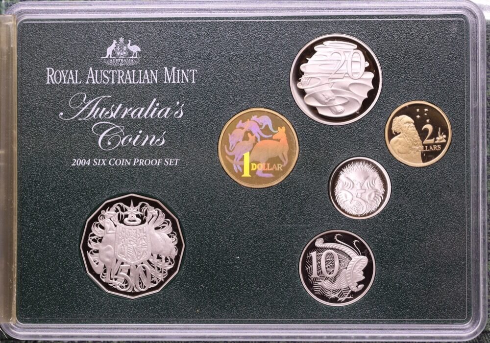 Australia 2004 Proof Coin Set - Damaged Packaging product image