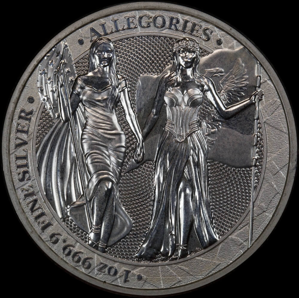 Germania Mint 2019 1oz Silver Round - Columbia & Germania product image