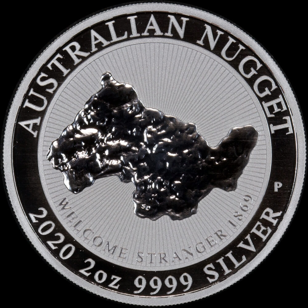 2020 Silver 2oz Uncirculated Coin Australian Nugget - Welcome Stranger product image