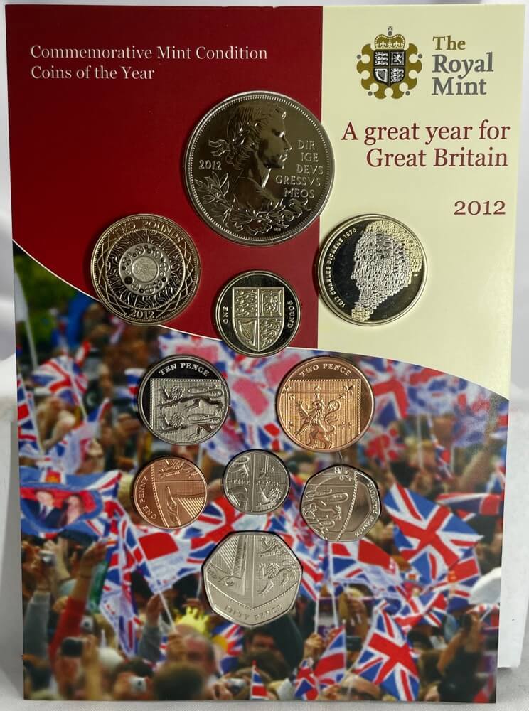 United Kingdom 2012 10 Coin Uncirculated Mint Set product image
