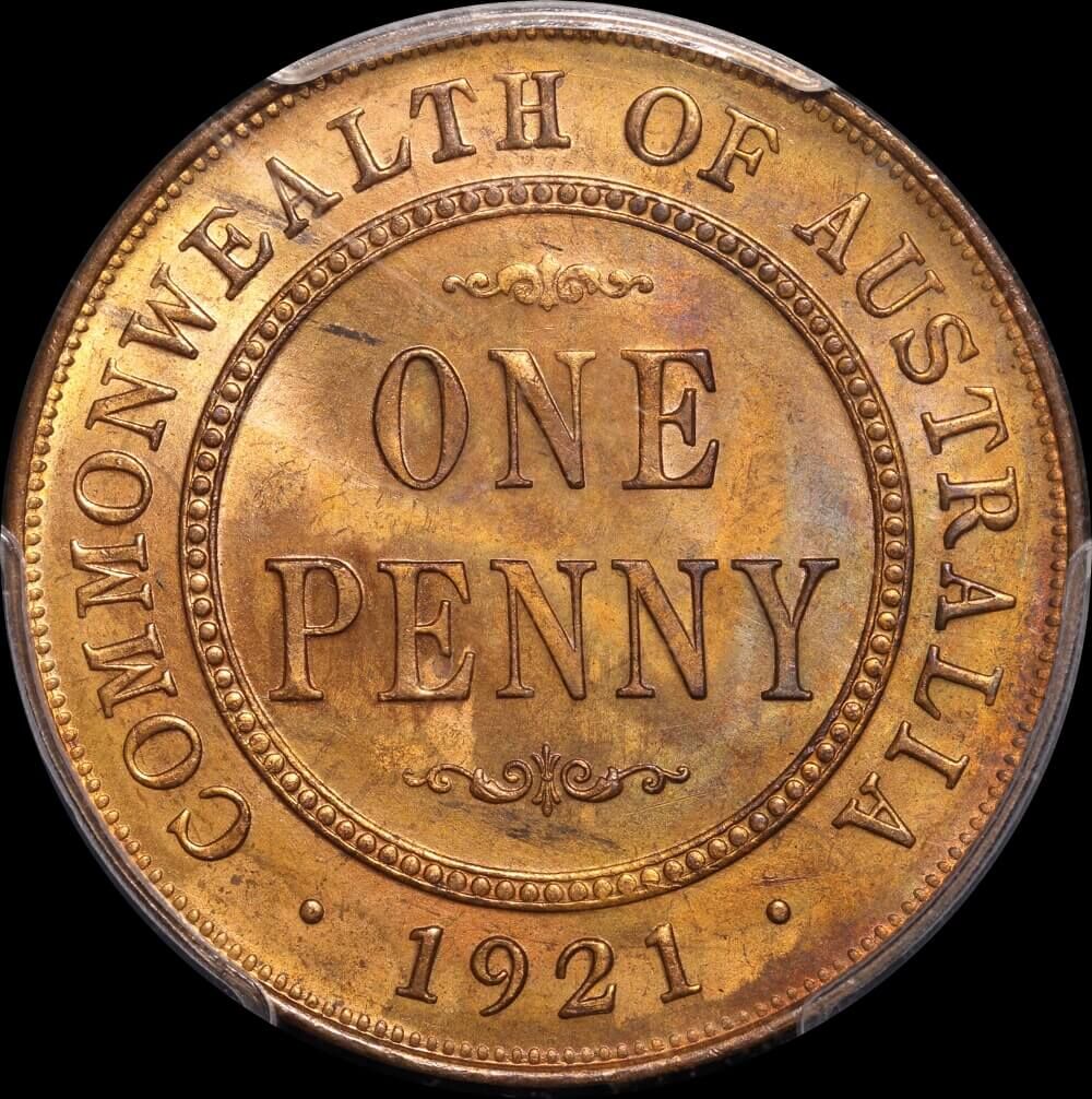 1921 Penny Indian Obverse Choice Unc (PCGS MS64RB) product image