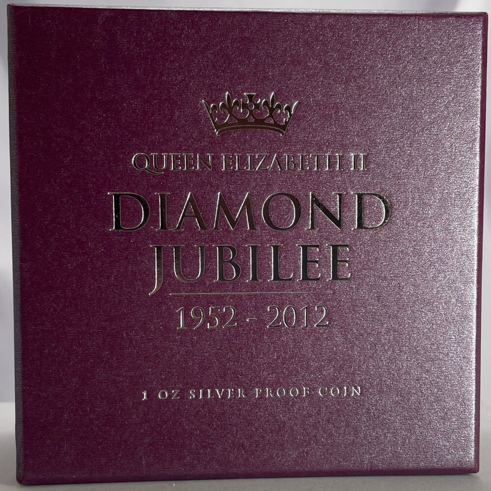 New Zealand 2012 $1 Silver Proof Coin - Diamond Jubilee product image