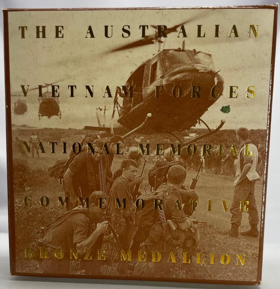 1992 Australian Vietnam Forces National Memorial Commemorative Bronze Medallion product image