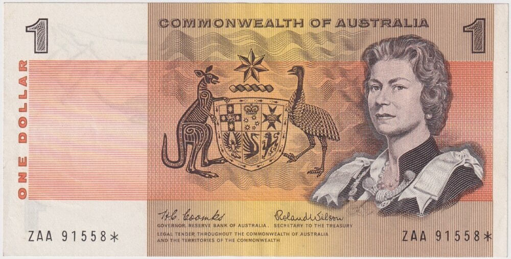 1966 $1 Note Star Note Coombs/Wilson R71sF good EF product image