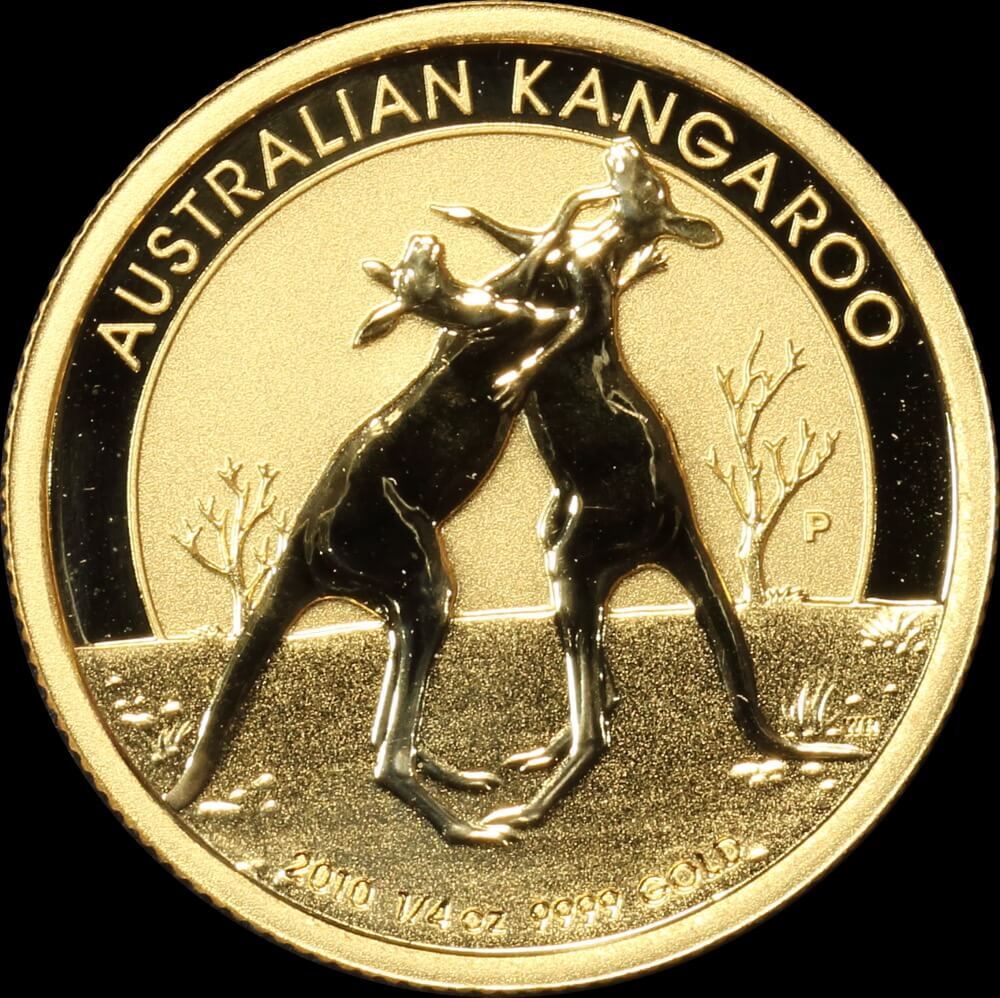 2010 Gold 1/4oz Specimen Coin Kangaroo Nugget product image