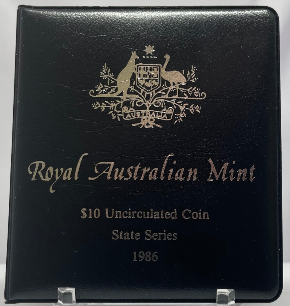 1986 10 Dollar Silver Unc Coin State Series South Australia product image