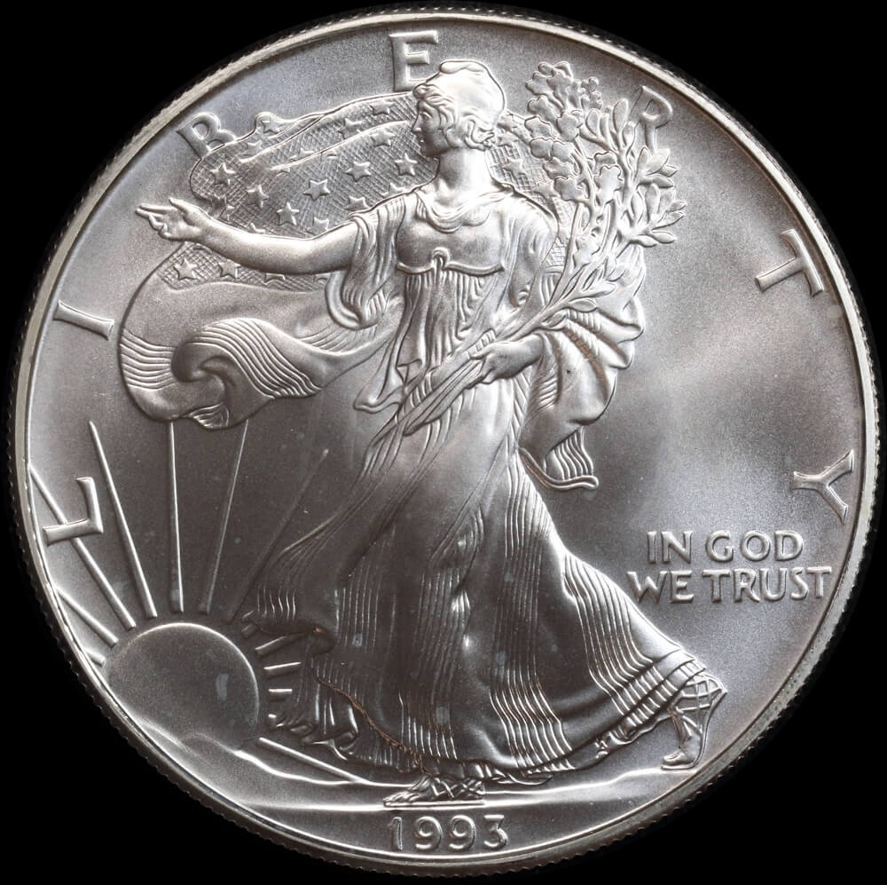 United States 1993 Silver Liberty Eagle 1oz Uncirculated product image