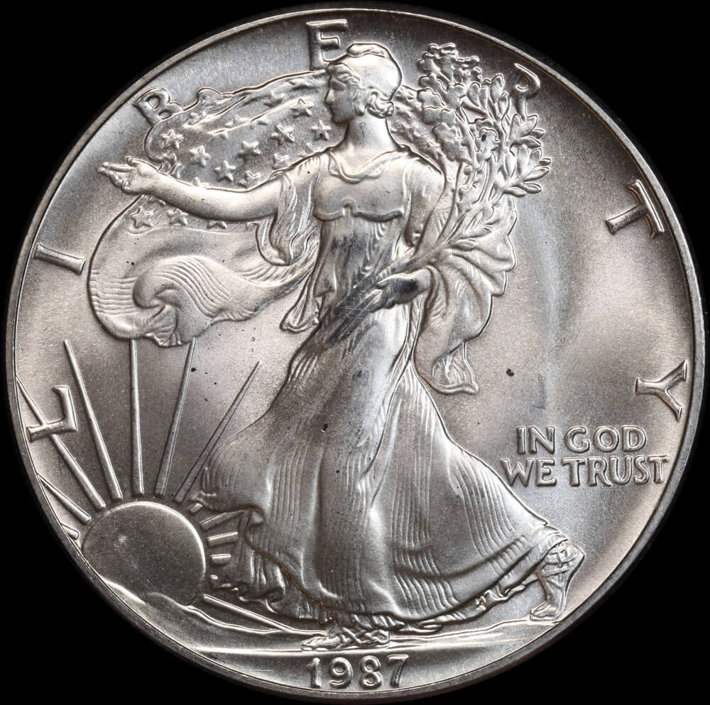 United States 1987 Silver Liberty Eagle 1oz Uncirculated product image