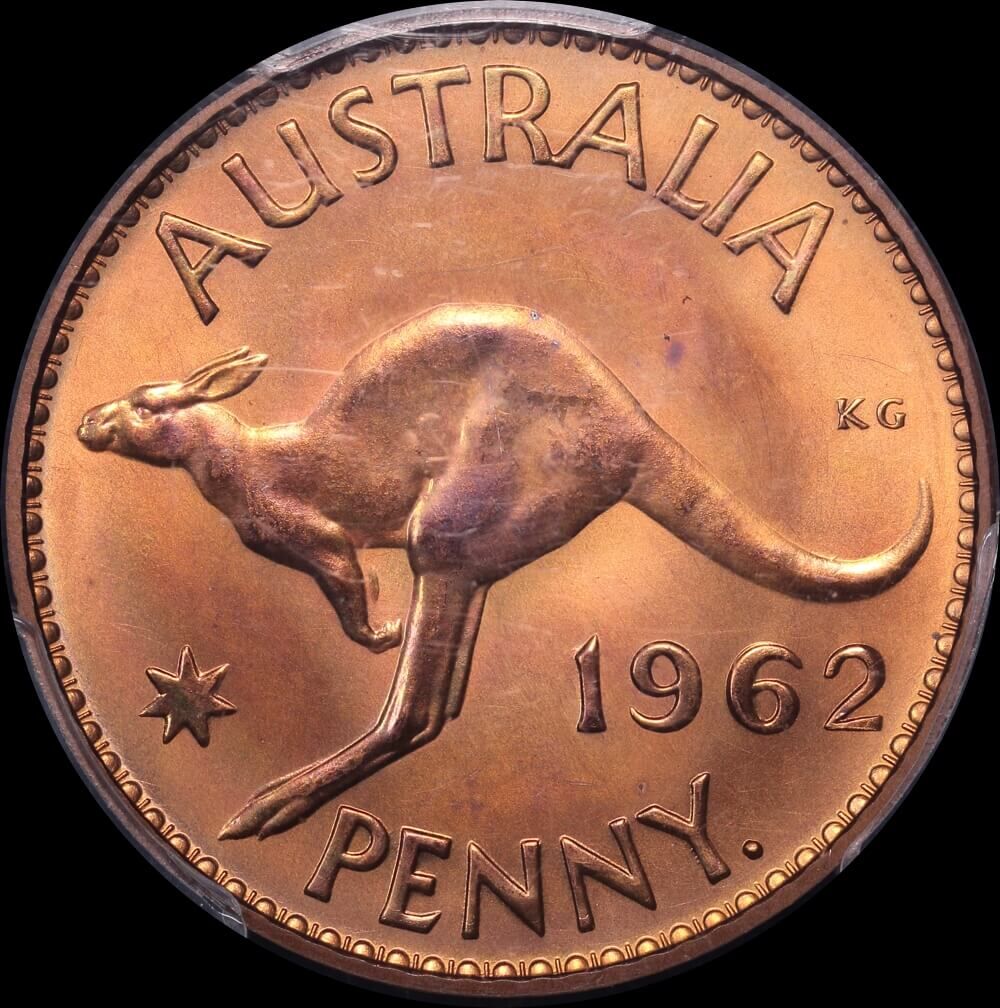 1962 Perth Proof Penny (PCGS PR65RB) product image