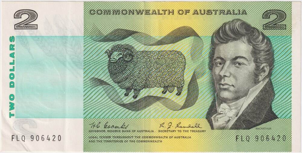 1967 $2 Note Coombs/Randall R82 Extremely Fine product image