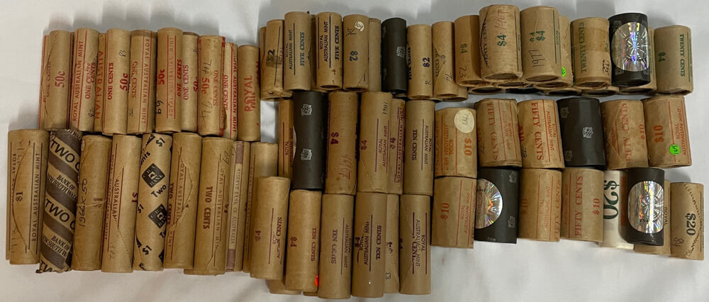 1966-1988 Comprehensive Collection of Australian Decimal RAM Coin Rolls product image