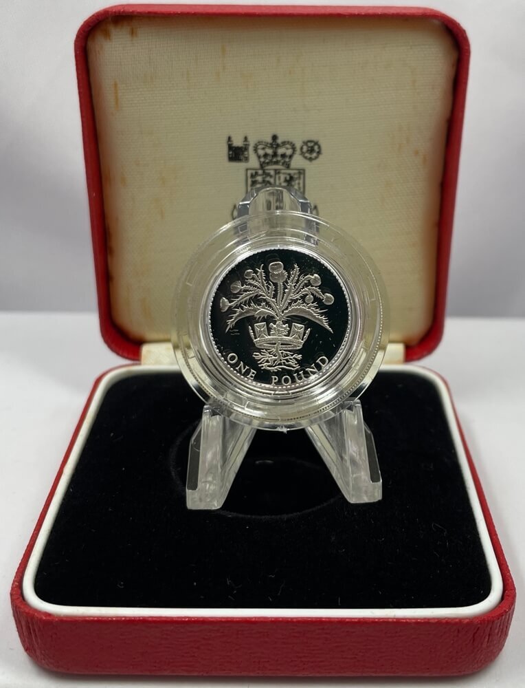 United Kingdom 1989 Silver Proof Piedfort 1 Pound - Scotland (Series II) product image