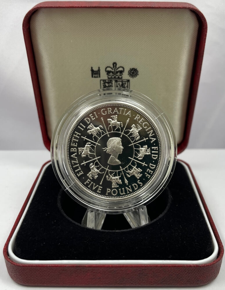 United Kingdom 1993 Silver Proof Crown - Coronation 40th Anniversary product image