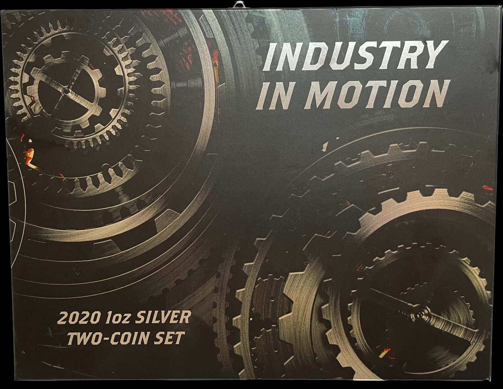 Tuvalu 2020 1oz Silver Antiqued Two Coin Set - Industry in Motion product image