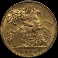 1879 Sovereign S Young Head St George AU58 | Sterling & Currency