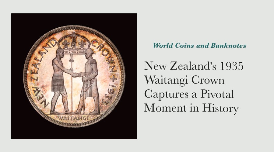 New Zealand's 1935 Waitangi Crown Captures a Pivotal Moment in History